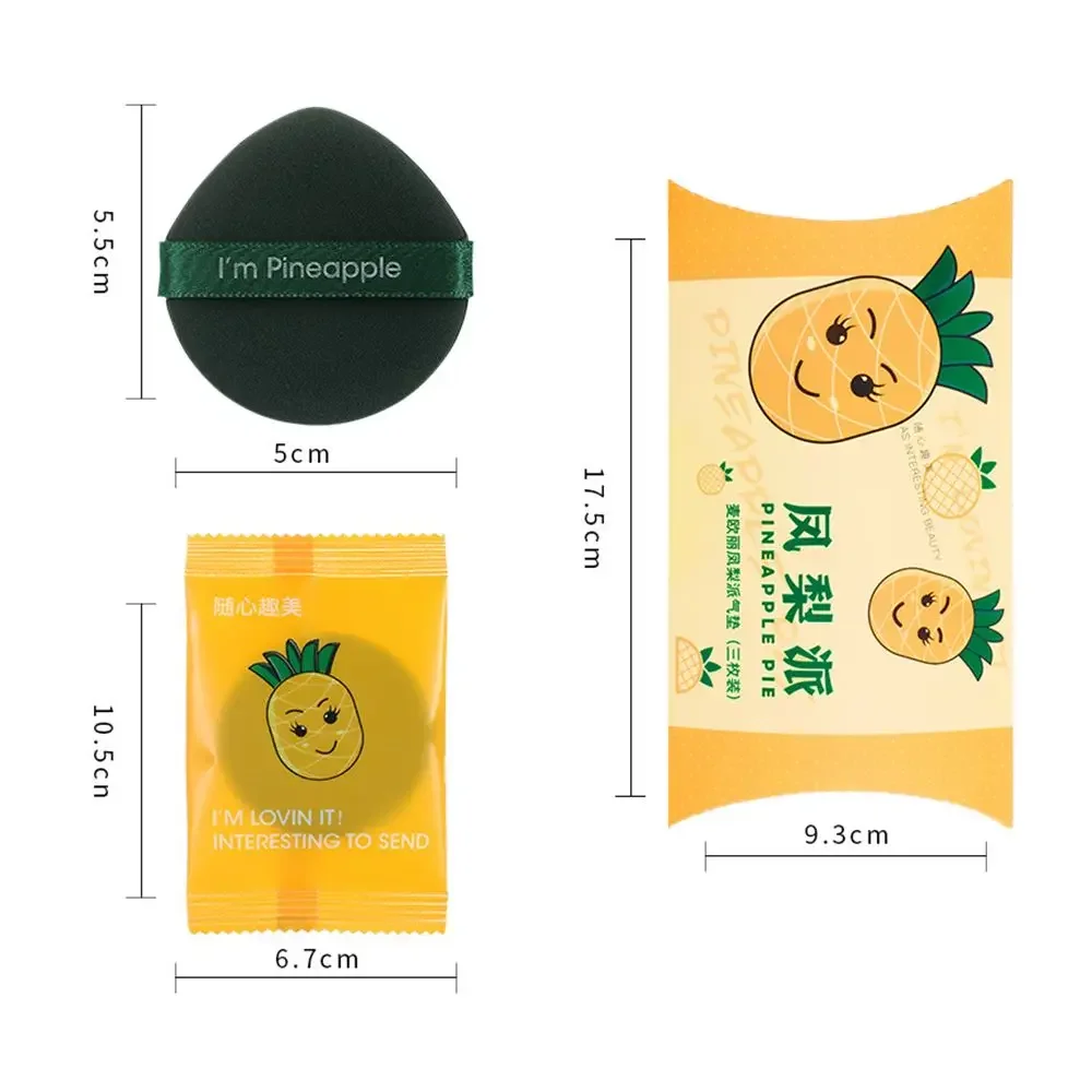 메이크업 화장품 퍼프 메이크업 스폰지, 부드러운 파운데이션 파우더 스폰지, 퍼프 뷰티 도구, 여성용 메이크업 액세서리, 3 개