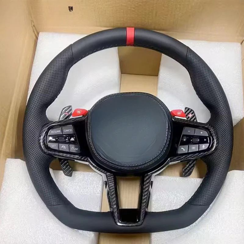 For BMW E Series M3 M5 M6 E70 E71 E60 E63 E90 E92 E87 Steering Wheel Horn Cover Old To New CS Style Horn Shell - view 2