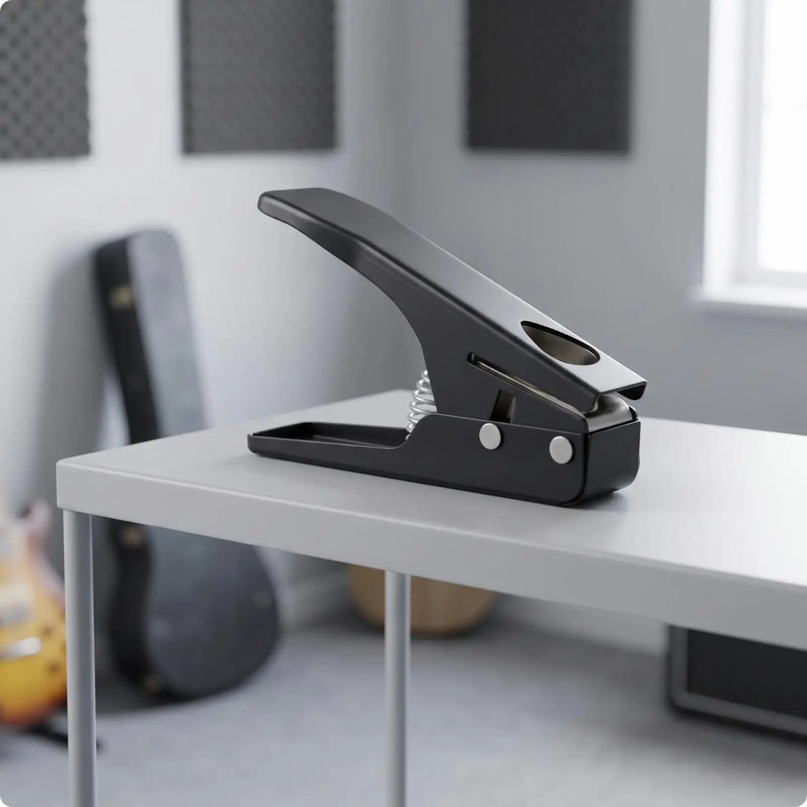 DIY Guitar Pick Punch | Handheld Metal Construction Mechanism, Guitar Pick Maker, for Music Studios