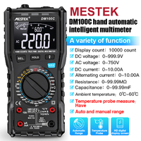 New 9999 Counts Digital Multimeter Temp Auto Range 1000V 10A Tester Meter Ohm Hz Capacitance REL True RMS AC DC DMM Multitester