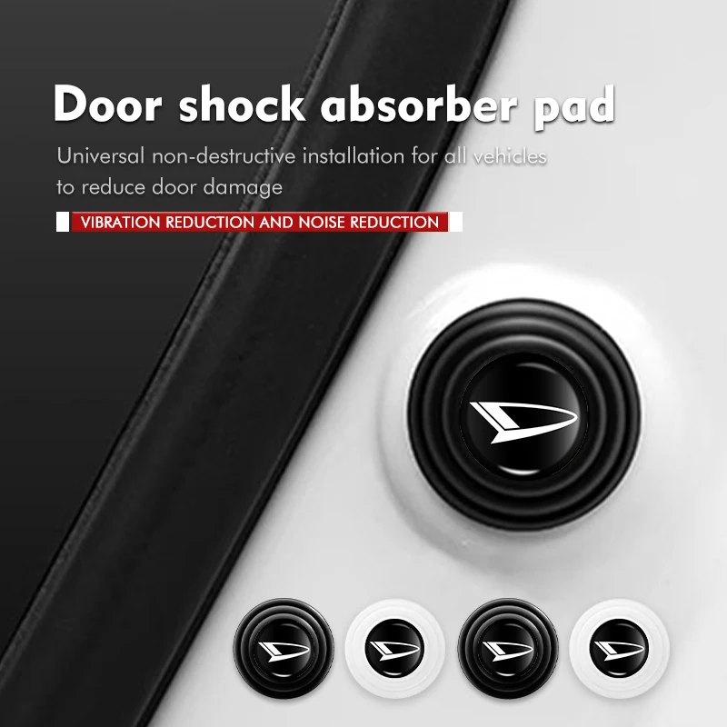 For Daihatsu Car Door Anti-collision Sticker Soundproof Crash Silicone Mat D-Base D-R Pico Copen Sirion YRV Feroza Charade