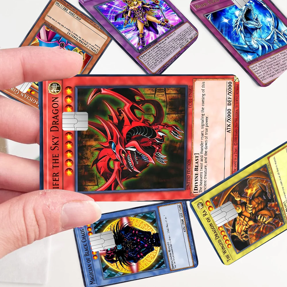 Anime Yu-Gi-Oh! Yugi Anime Spend Or Save Funny Shell On Off Ultra Thin No Fade Sticker Skin Cover Film For Debit Credit Card