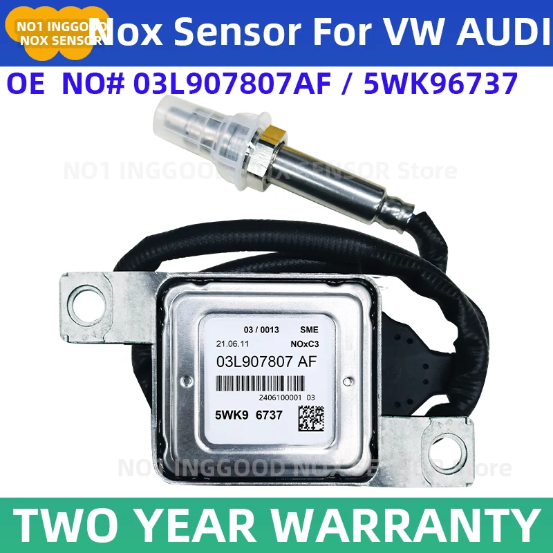 

03L907807AF 5WK96737 Original New Nitrogen Oxide Nox Sensor for VW Sharan Seat Alhambra 2.0 Tdi