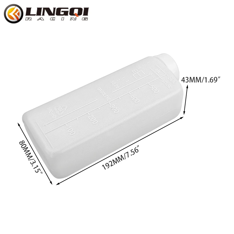 Motorcycle PP Plastic Oil Dispenser Jug Gas Dispensing Bottles For Pit Dirt Bike Fuel Tank Measuring Container Motocross Parts