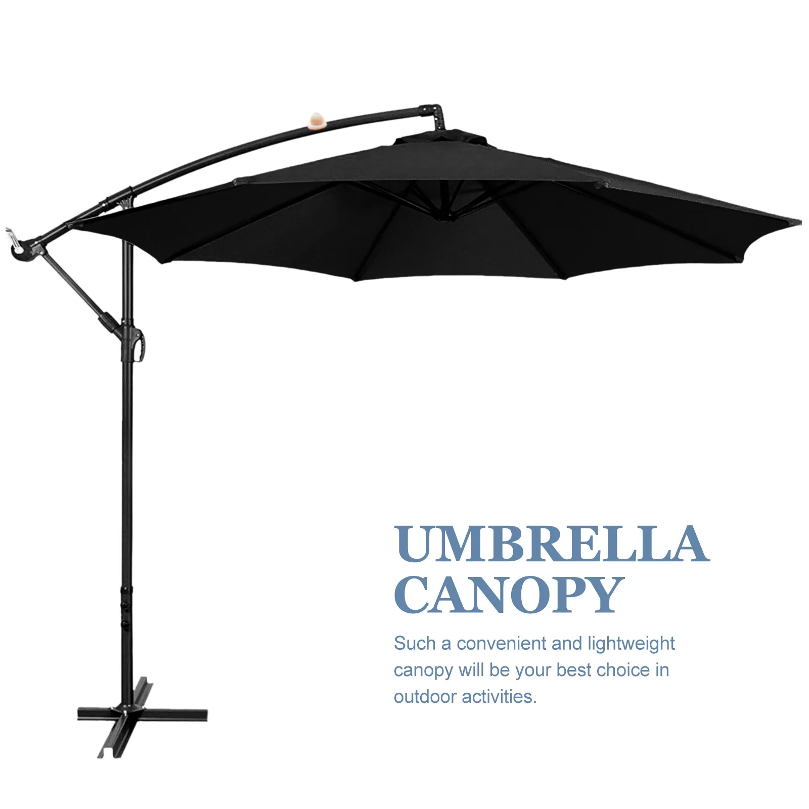 

Replacement Canopy for Patio Umbrella 6Ft Sun Rain Resistant Polyester Fabric Easy Fit Outdoor Garden Umbrella Cloth