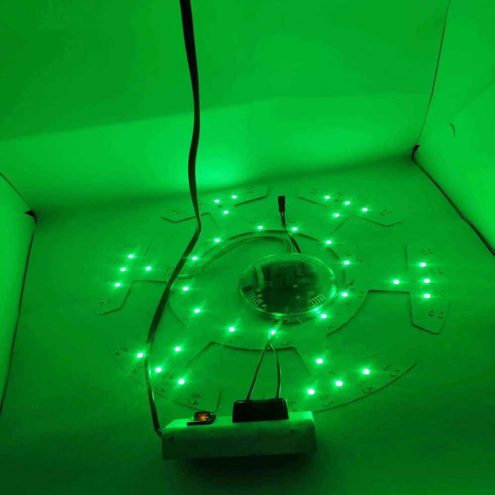 Smart LED Lamp Chip Beads 36WX2 LED Module DIY Ceiling Light Board Remote control RGB+WW+CW Dimming