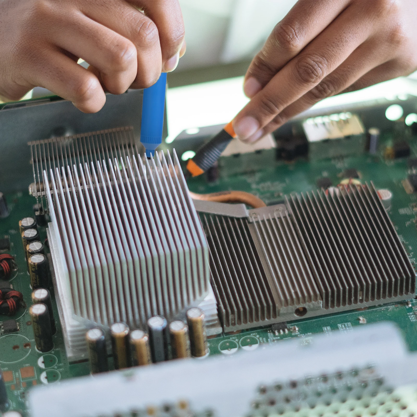 2pcs Solder Removal Tool ABS Plastic PTFE Practical Compact Lightweight Comfortable Grip Strong Suction Easy Residual