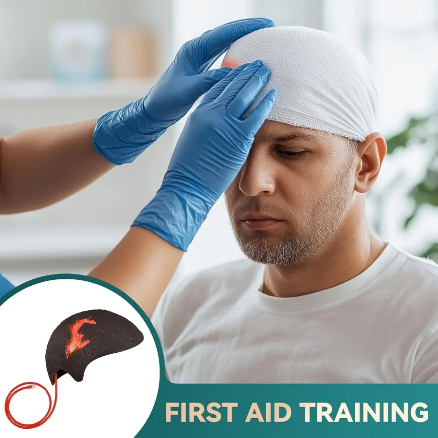 مجموعة أدوات تدريب رأس تعبئة الجروح لطلاب الطب وتدريبات الإسعافات الأولية: محاكاة واقعية للتحكم في البواسير في الطوارئ