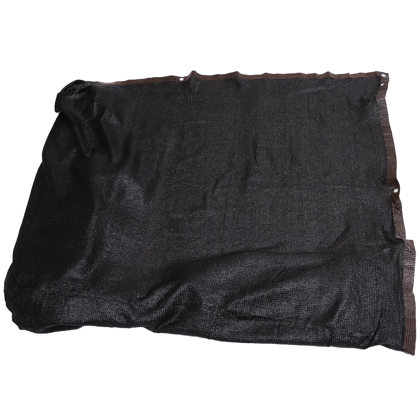

1pc Shade Sail Sunshade Fabric for Patio Garden Balcony Outdoor Rectangle Black Foldable Lightweight Canopy Awning