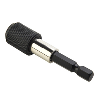 2pcs Hex Shank 60mm Keyless Drill Building Crates Carbon Steel Chuck Driver Convertor Adapter Hand 1/4\\\