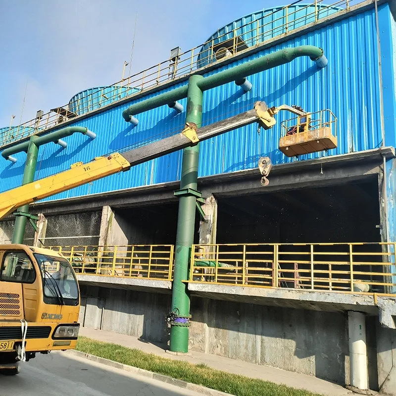 Quadratischer industrieller Kühlturm mit Hochtemperatur-Wärmeableitung und Fiberglas-Wasserstegstrom