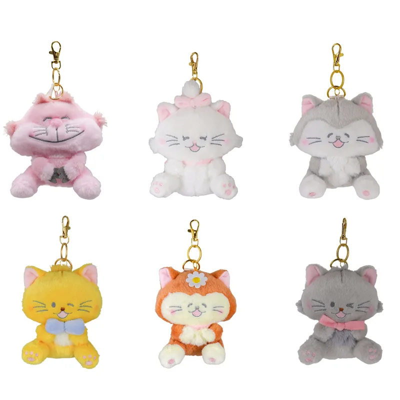 Plushie Cheshire Cat Plush Pendant Berlioz Toulouse Dinah Marie Cute Toy Gifts Anime Figure Kawaii Doll Periphery Toy