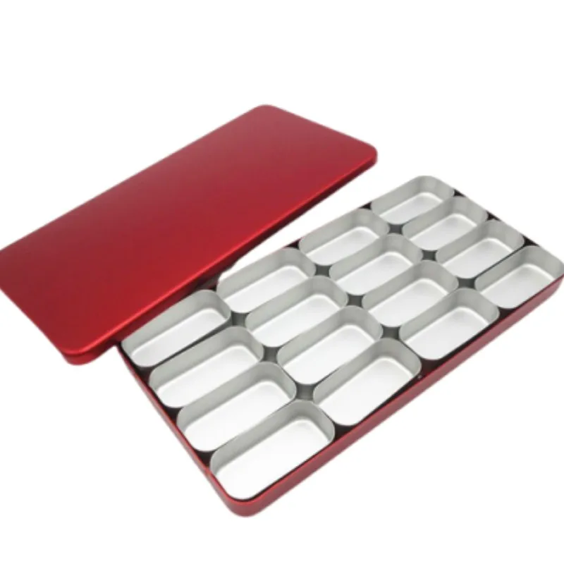 Dental 16 Slots Instruments Tray Disinfection Box Autoclavable Dentistry High Speed Diamond Bur Tools Endo File Storage Case