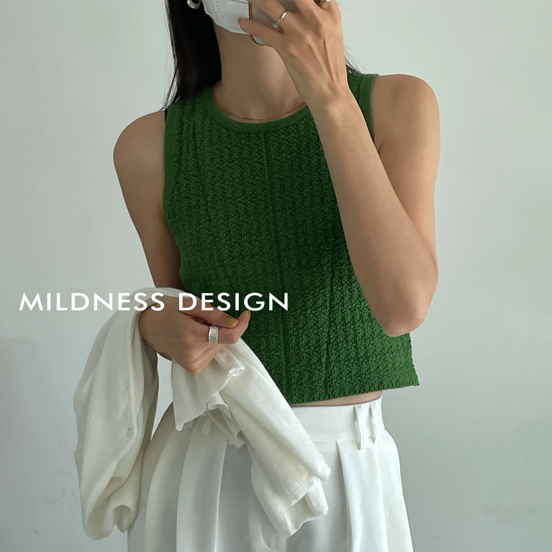 

ZHISILAO 10 Colors Knitted Vest for Women Solid Sleeveless Tank Tops Summer 2023 Crop Top