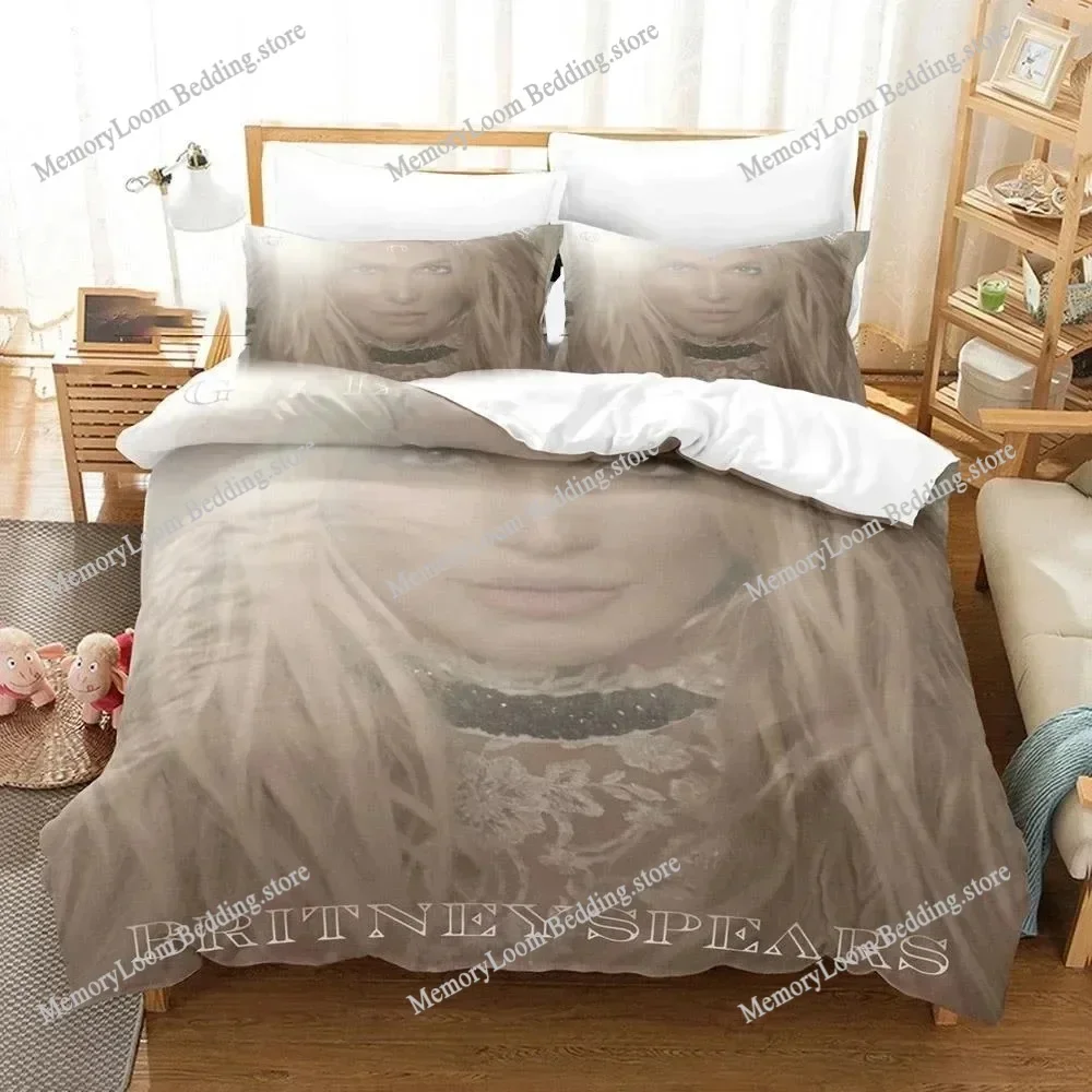 3D Print Britney Spears Bedding Set Boys Girls Twin Queen King Size Duvet Cover Pillowcase Bed boys Adult Home Textileextile