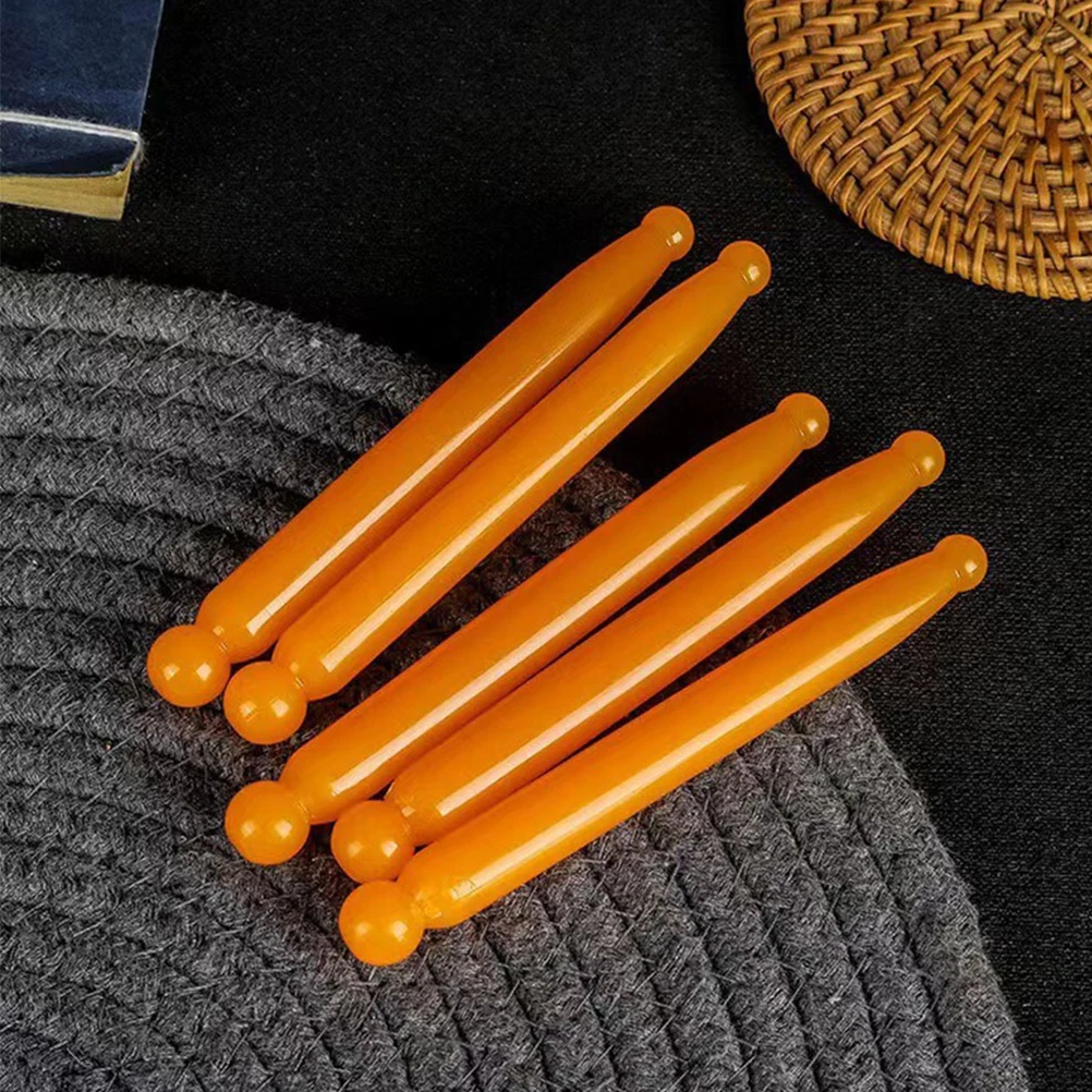 

10Pcs Resin Massage Tool Portable Acupressure Pen for Facial and Foot Relief Smooth Relaxation Stick for Tension and Fatigue