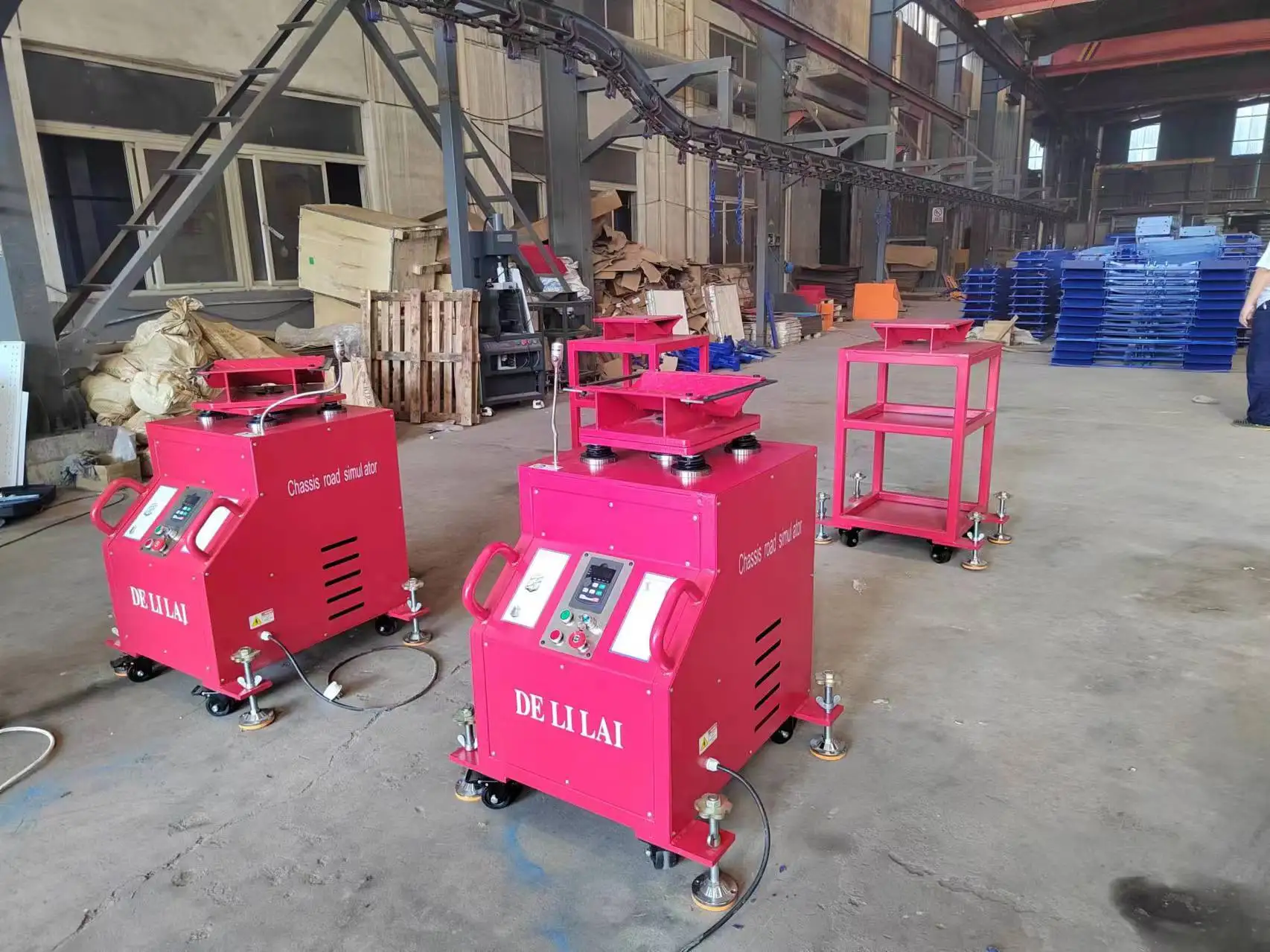 CE Approved Auto Equipment Road Simulator Shaking Machine For Car Suspension Test Including Stairs For Body Repair