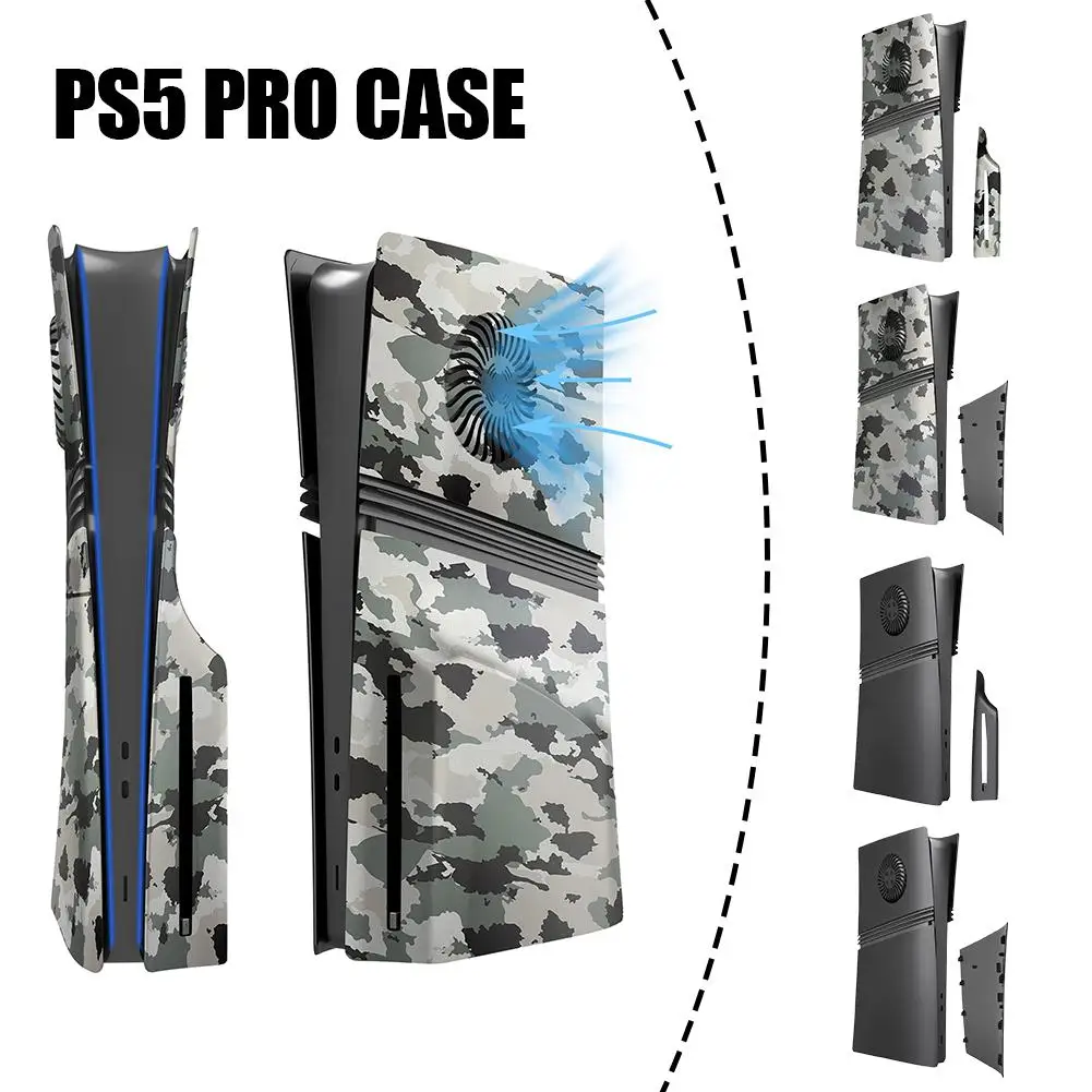 

For PS5 Pro Camouflage Heat Dissipation Protection Case PS5 Pro Camouflage Case PS5 Pro Case Accessories