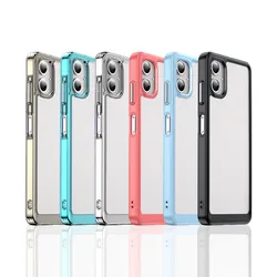 For Samsung Galaxy A06 Case For Samsung A06 Cover Colorful Soft Edge Silicone Transparent Bumper For Samsung Galaxy A06 Fundas