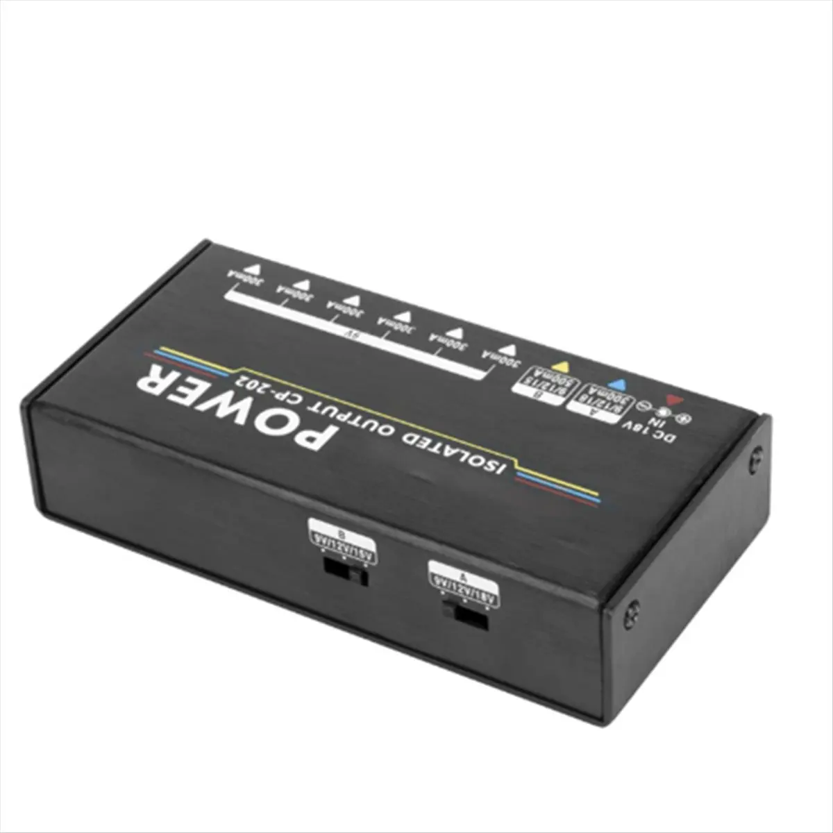 ABIU CP-202 Guitar Effect Pedal Power Supply Truly Isolated 18W 8 Outputs 9V/12V/15V/18V with Adapter and 10 Cables EU PLUG