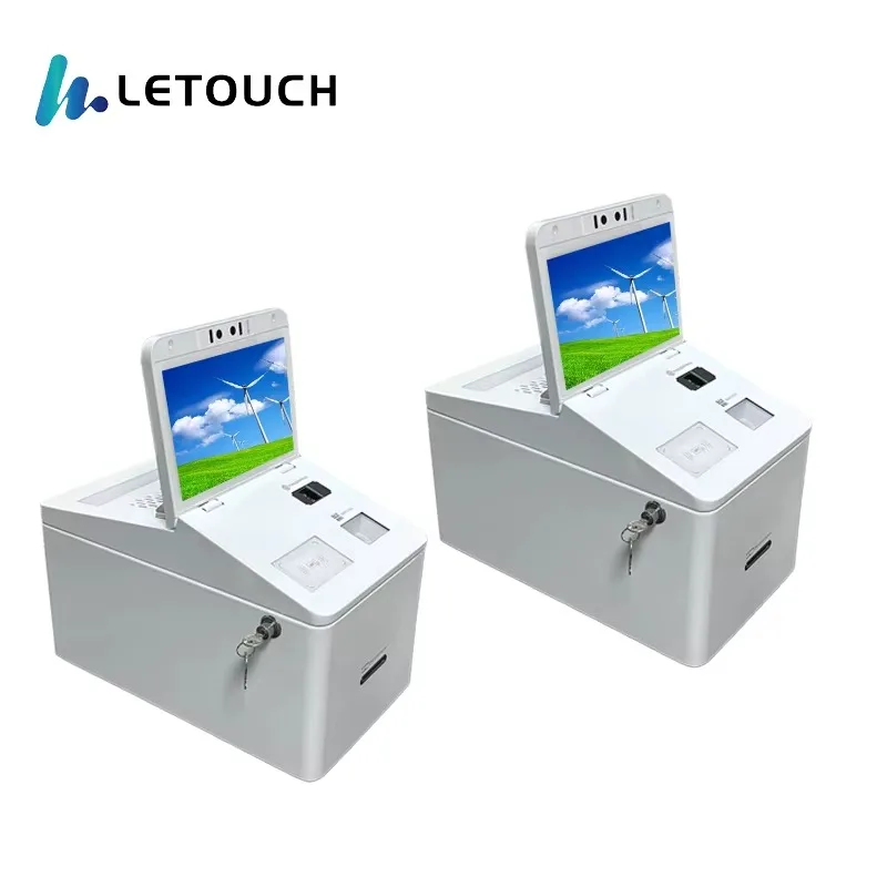 10.1 Inch Factory Desktop Touch Screen Self-service Kiosk Card Dispenser & Printer Payment Kiosk SDK Enabled Multi-OS