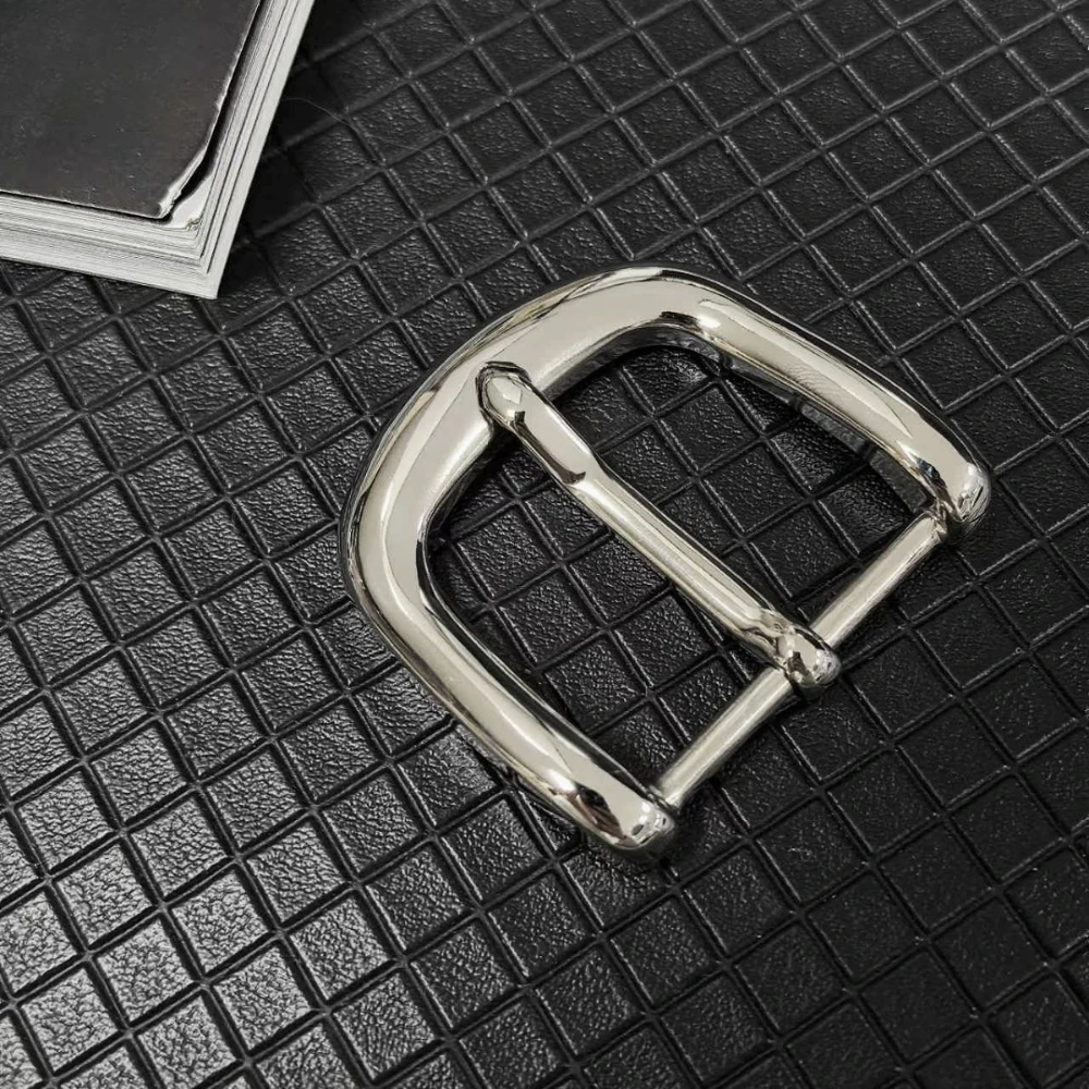 

High Quality Pure Titanium Belt Buckles 36mm Mirror Polished Smooth Titanium Pin Buckles for Belts