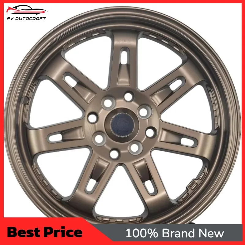 【2026】Factory Direct Supply Wholesale Matte Bronze 7-Spoke Retro JDM Alloy Wheels 15 16 17 Inch 8x100 8x114.3 Tuner Rims