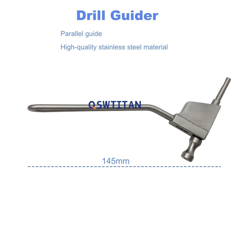 Stainless Steel Orthopedic Parallel Drill Guide 3mm Parallel Drill bits Guide Orthopedic Instruments