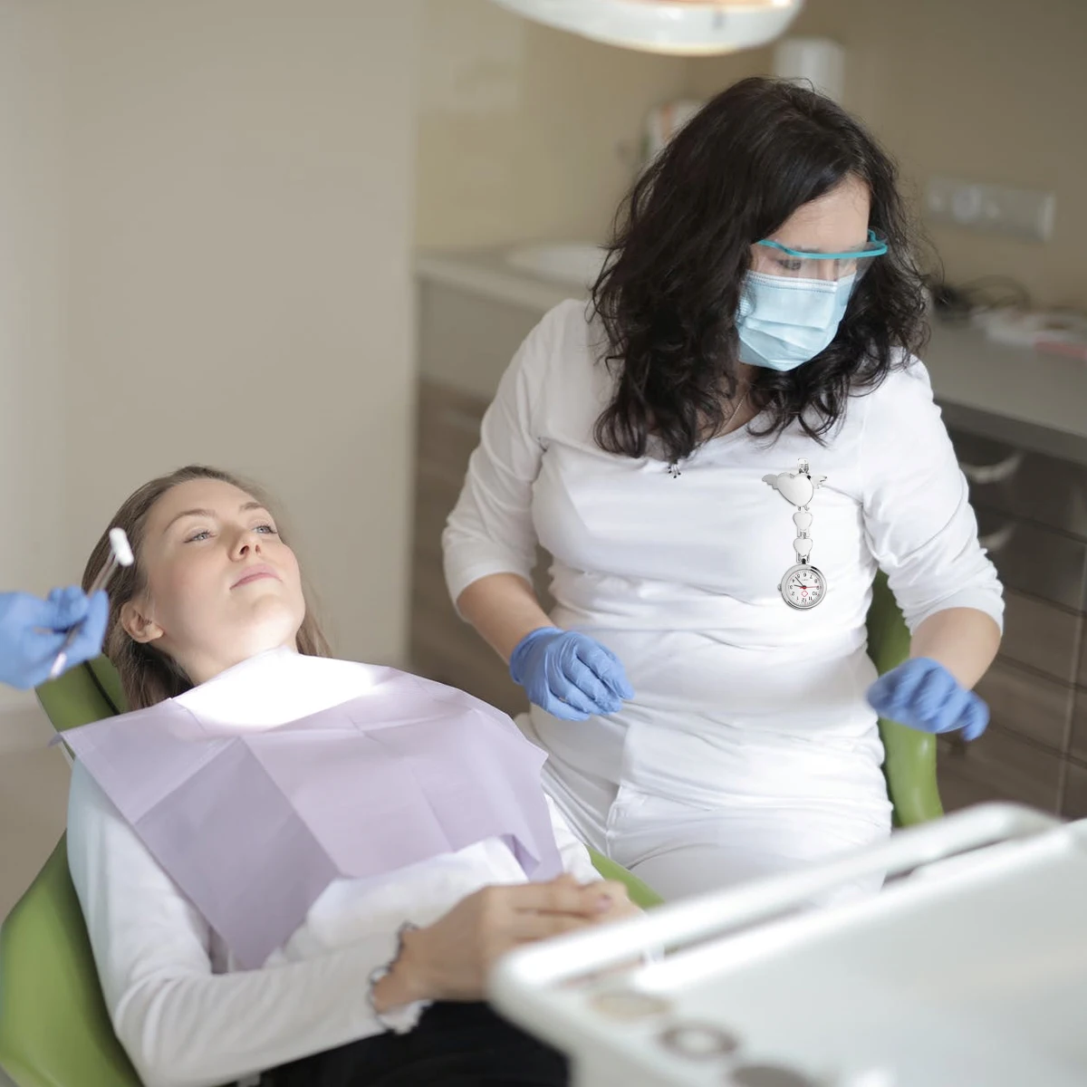 Orologio da appendere Moda personalizzato Creativo Dottore Infermiera Orologi da tasca Durevole Facile lettura Informazioni Buona decorazione Abbigliamento