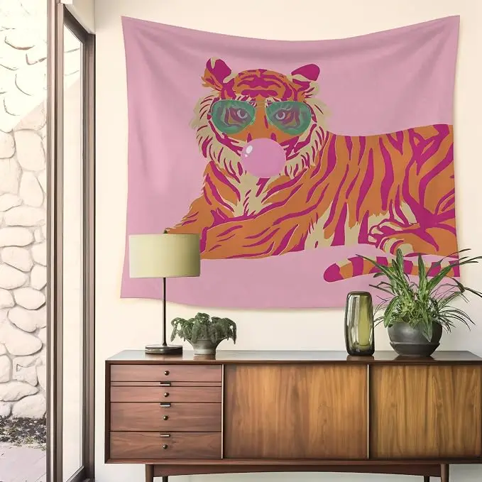 Latest Popular Tapestry for Living Room and Bedroom, Fashionable and Relaxing Interior Design Decoration Tapestry