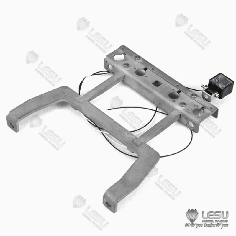 Lesu fio eletrônico de metal rack fixo holofote para tamiyay 1/14 fh12 rc caminhão trator carro controle remoto th15894