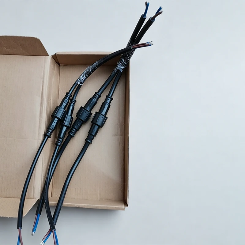 Fotografia 7: Conjunto de Conectores de Fio à Prova d'Água 2/3/4/5/6 Pinos com Cabo de 0.5-1.5mm² Conector Elétrico Avaliado para Luzes LED e Uso Externo