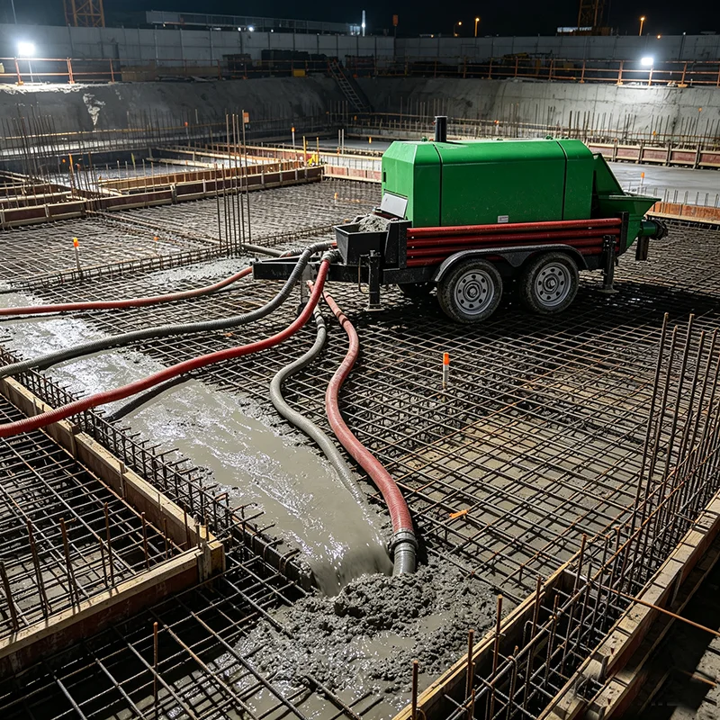 Truck Mounted Concrete Boom Transfer Pump Heavy‑Duty Pump Truck for Multi‑Story Building Concreting Works