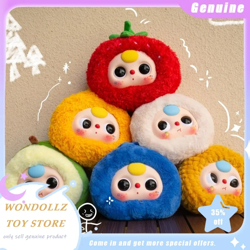 

Genuine Baby Three Fruit Themed Plush Blind Box Cute Vinyl Plush Doll Zipper Pouch Crossbody Bagtrendy Toy Trendy Toy Girls Gift