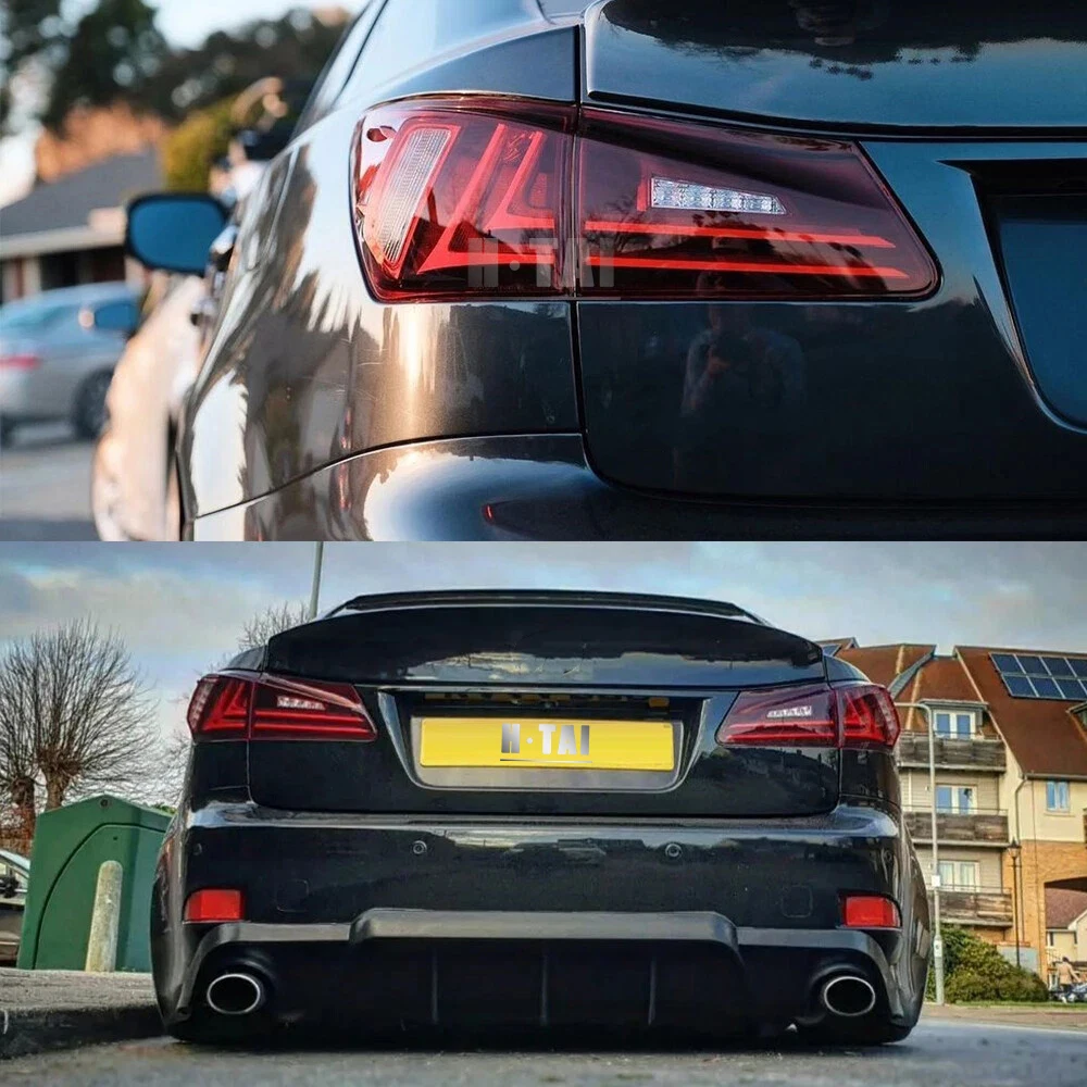Paar Rücklicht Montage Für Lexus IS250 IS350 ISF 2006-2012 rückleuchten LED Rücklicht Bremslicht Fahren Lichter blinker