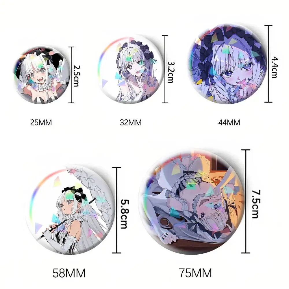 Francesca Prelati Fate strange Fake  75mm 44mm 25mm Accessories Toys Badge Brooch Backpack Hat Pins