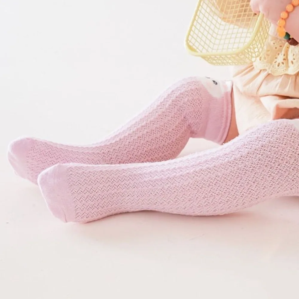 6Pairs Warm Cartoon Animal Calf Socks Baby Mesh Toddle Infant Cotton Stockings Cute Leg Warmer Above Knee Stockings