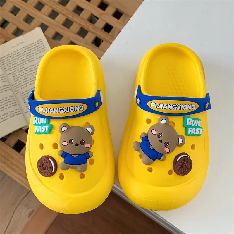 Pantofole estive per bambini EVA Cartoon Rabbit Pink White Blue Yellow pantofole da interno per bambini Home infradito antiscivolo regalo per ragazza