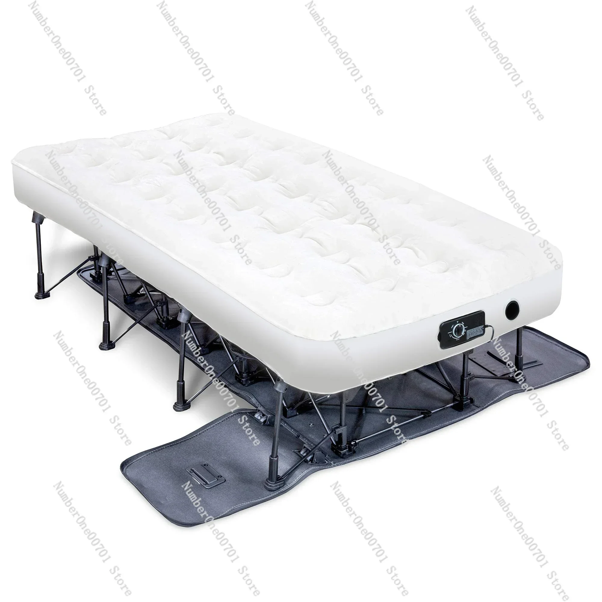 Rolling Box Inflatable Mattress With Frame Home Visitors Travel Vacation Outdoor Camping Automatic Retractable Inflatable Bed