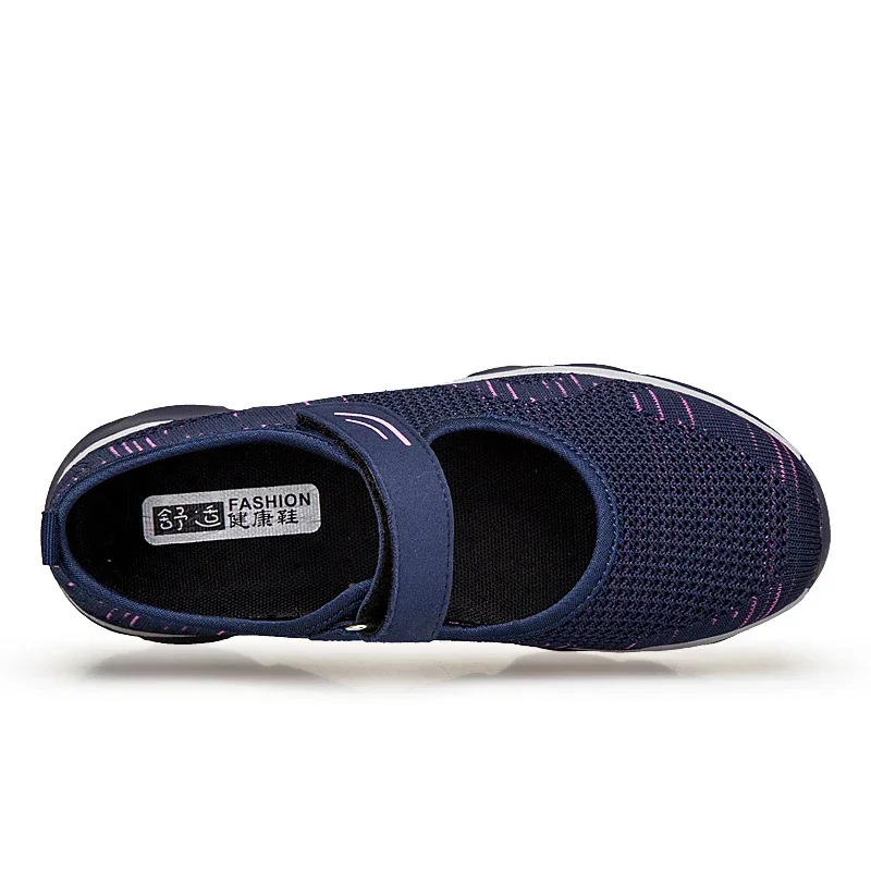 2021 Summer Fashion Women Flat Platform Shoes Woman Breathable Mesh Casual Sneakers Women Zapatos Mujer Ladies Boat Shoes