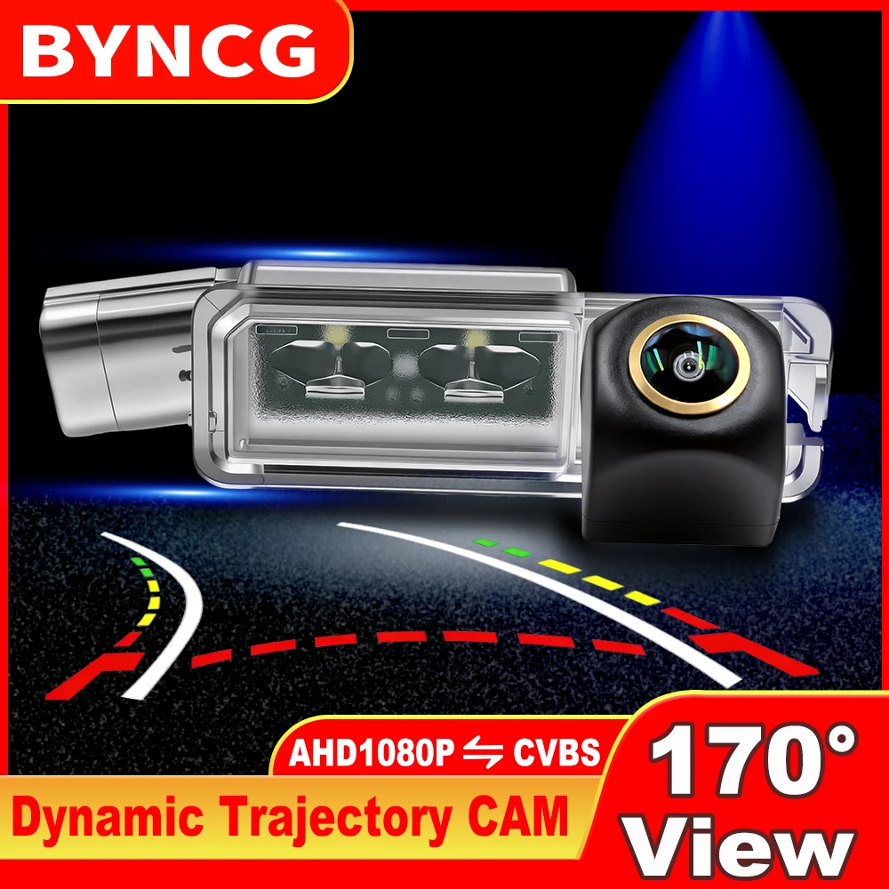 

Rear View Camera Dynamic Trajectory AHD 1080P CVBS Night Vision Wide Angle for VW CC Scirocco Golf 7 Lamando Magotan T-ROC