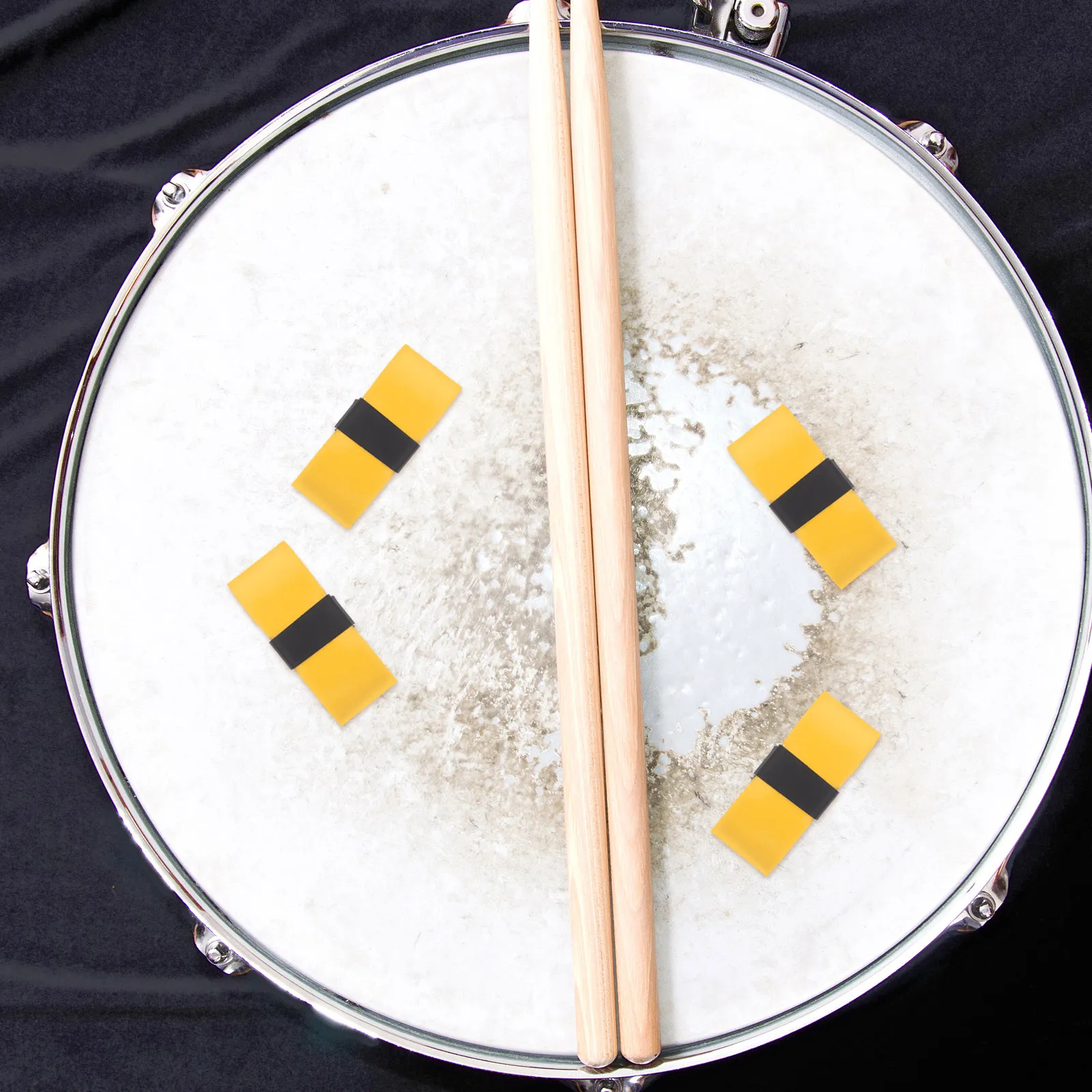 4 Rolls Drumstick Grip Tape PU Material Non Slip Drum Stick Wrapping Band for Extended Playing Stability Drumsticks Tape
