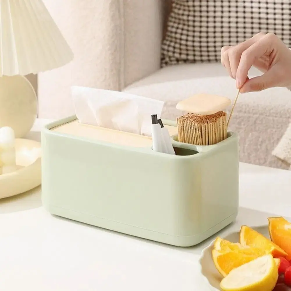

Многофункциональная коробка для салфеток с дистанционным управлением, настольный органайзер, диспенсер для салфеток, пластиковая коробка для хранения, настольная коробка для хранения