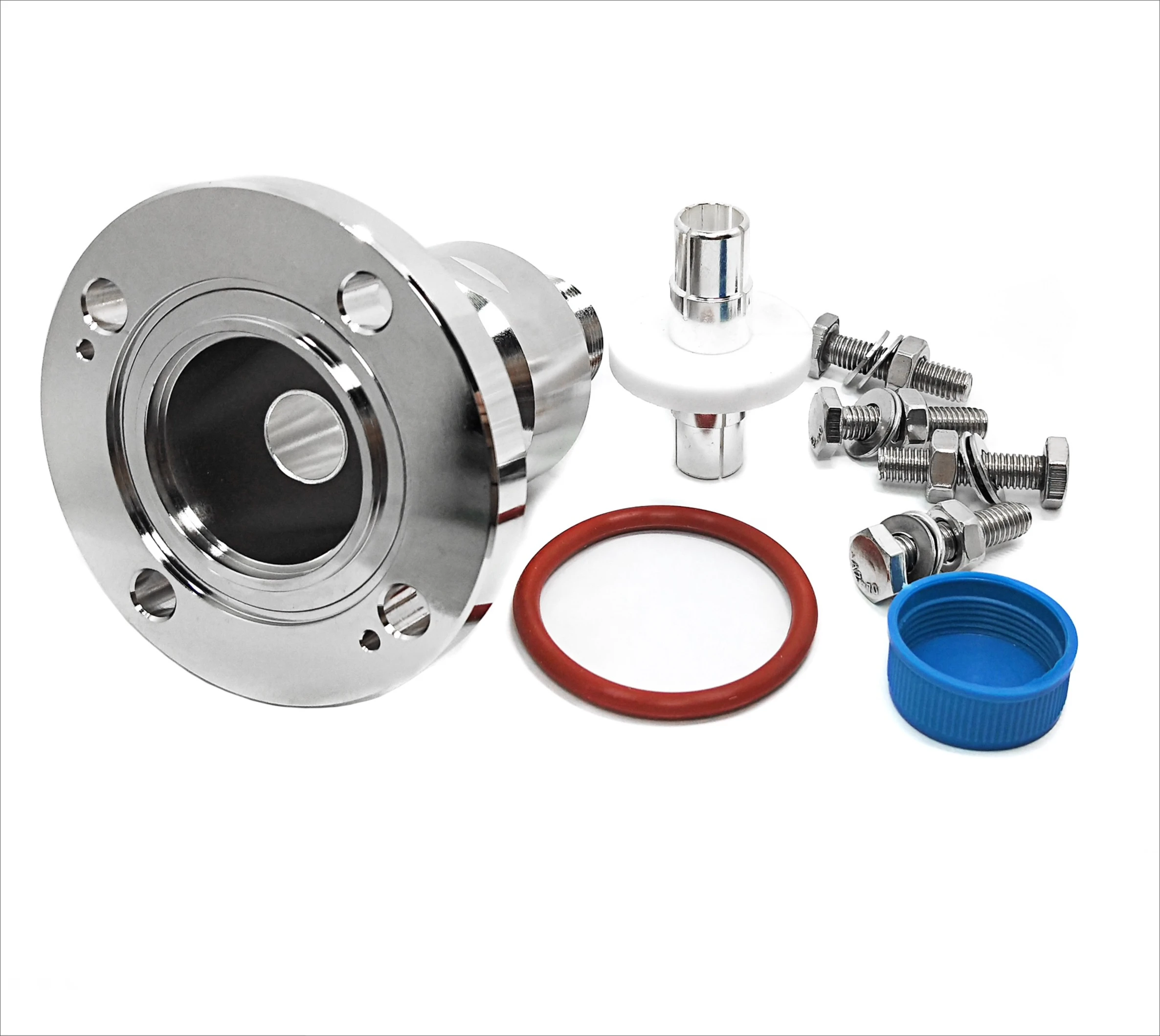 Four-hole Adapter 1-5/8EIA Flange to 7/16DIN Female Connector Adapter