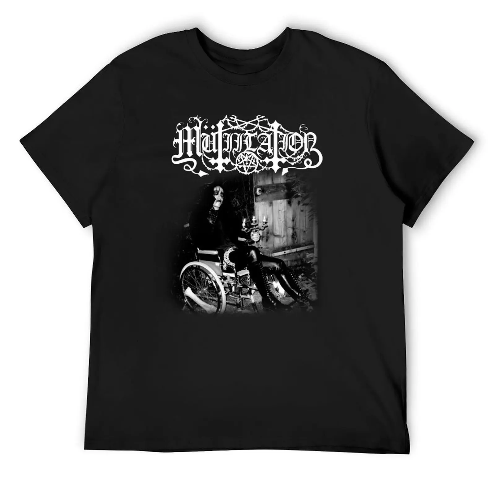 Футболка Mutiilation Black Millenium (Grimly Reborn), футболки для мальчика, футболки с рисунком, мужские футболки с рисунком, забавные