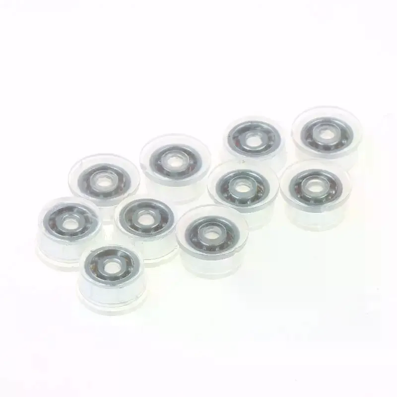 10Pcs Spinning Nail Charms 3D Nail Art Rotating Charm Rotating Bearing Nail Art Tool Nail Rings Jewelry Rotating Nail Tools