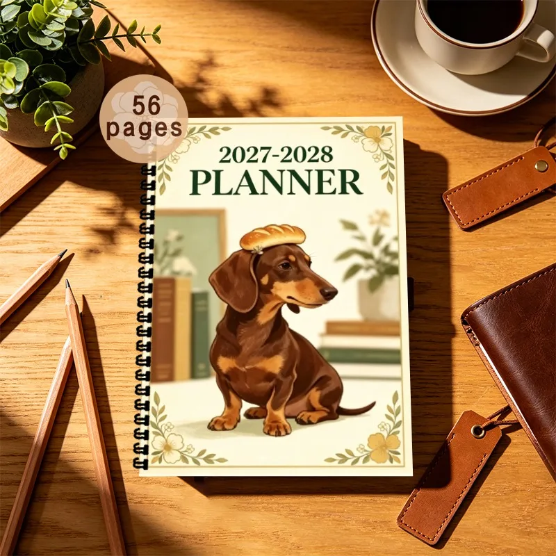 A5 2027-2028 Spiral Bound Planner, Monthly and Weekly Task Lists and Schedules, Classroom Lesson Organizer, Ideal Teacher Gifts