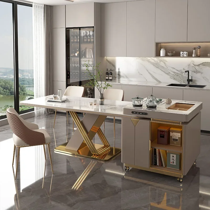 

Роскошная комната, деревенский офис, сидячий, веселый, круглый, удобный, выдвижной обеденный стол, кухонная мебель, Comedor, свадебный низкий