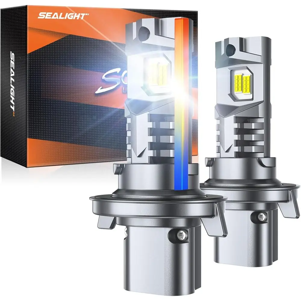 

Ultra-Bright 50,000LM 6500K Cool White Fog Lights, 80% Brighter, 70,000-Hour Life, Pack of 2