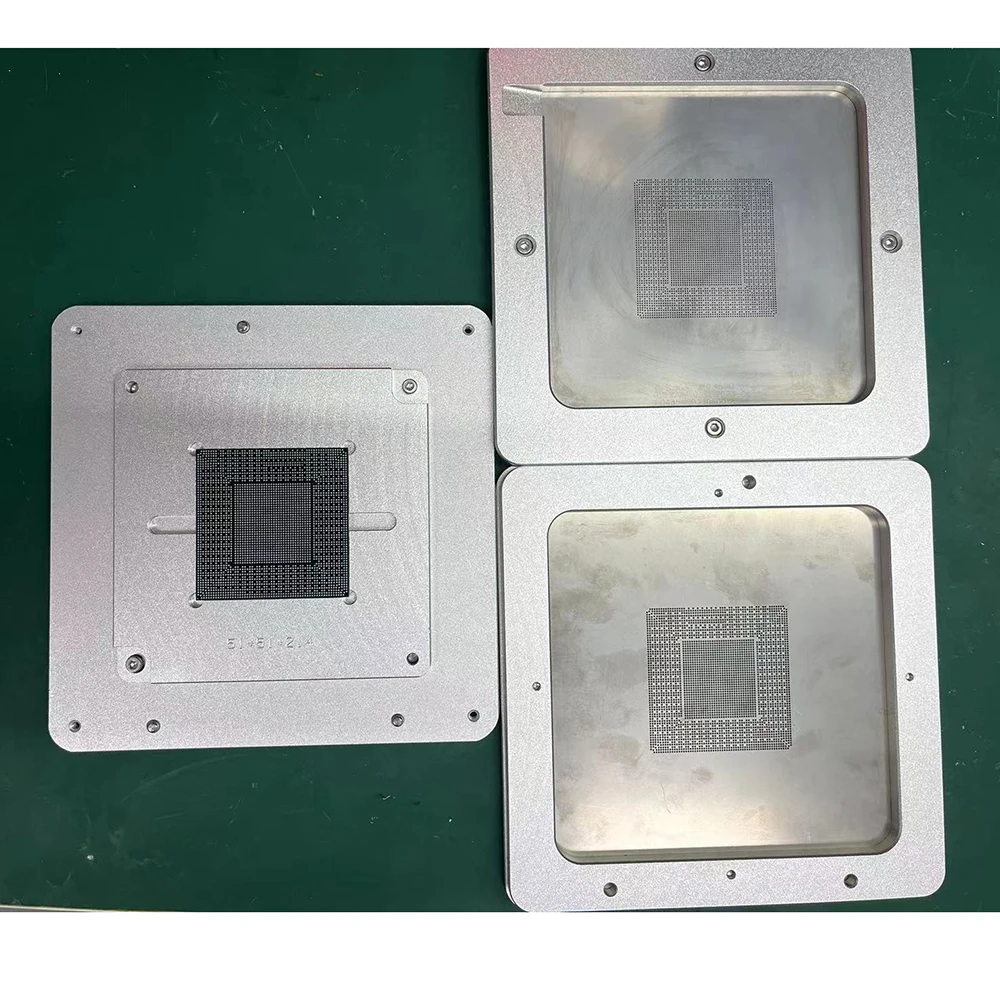 Aluminium BGA Reballing Station Stencils Template Fixture PCB Chips Solder Ball Rework Repair Jig For RXT3060 GA106